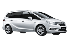 Car Hire Halesowen - Vauxhall Zafira 5 + 2 - Minibus hire Halesowen